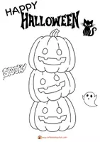 Προεπισκόπηση - Φύλλα εργασίας - Halloween colouring pages - Σελίδα 2