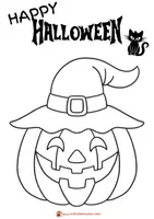 Προεπισκόπηση - Φύλλα εργασίας - Halloween colouring pages - Σελίδα 3