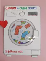 anteprima - Materiale di supporto/inclusione - biglietto lavatrice calzini spaiati - Pagina di copertina