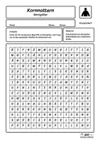 Vorschau - Arbeitsblätter - Kornnattern - Wortgitter und Lückentext - Seite 2
