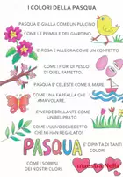 anteprima - Materiale per pittura e bricolage - i colori della pasqua - Pagina di copertina