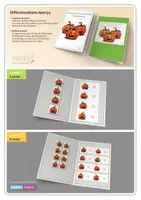 Aperçu - Apprentissages en autonomie - Dossier d'exercices | Citrouilles d‘Halloween Level 1+2 - Page 2
