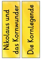 Vorschau - Poster - Nikolaus Legende Kornwunder – Grundschule TAFELMATERIAL - Seite 2
