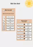 Vorschau - Arbeitsblätter - Warm-up-game: roll the dice (shopping edition) mit helpful phrases - Deckblatt