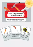 Vorschau - Stationenlernen - Textwerkstatt zur Überarbeitung - Deckblatt
