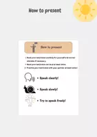 Vorschau - Merkblätter - Tipps zum Präsentieren - Englisch - Deckblatt