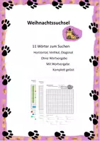 Vorschau - Anderer Materialtyp - Suchsel Weihnachten - Deckblatt