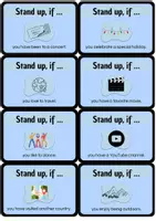 Vorschau - Arbeitsblätter - Stand up, if … Kennenlernspiel Englisch - Seite 2