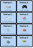 Vorschau - Arbeitsblätter - Stand up, if … Kennenlernspiel Englisch - Seite 3