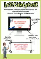Vorschau - Spiele - Leitfähigkeit | Einführung + Übungen Präsentation Quiz Genially - Seite 1