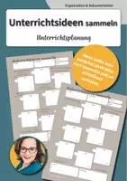 Vorschau - Lehrpläne/Lehrermaterial - Unterrichtsideen sammeln (Vorlage zur Unterrichtsplanung) - Deckblatt
