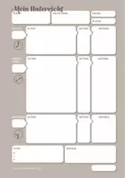 Vorschau - Lehrpläne/Lehrermaterial - Unterrichtsverlauf (Vorlage zur Unterrichtsplanung) - Seite 1