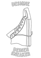 Vorschau - Arbeitsblätter - Sneaker designen ausmalen Kunst Turnschuhe Ausmalbilder - Seite 2