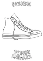 Vorschau - Arbeitsblätter - Sneaker designen ausmalen Kunst Turnschuhe Ausmalbilder - Seite 3