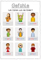 Vorschau - Arbeitsblätter - GEFÜHLE / Kreuzworträtsel - Deckblatt