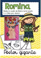 Vista previa - Hojas de trabajo - Romina Lerda poster colaborativo gigante con flores de papel - Portada