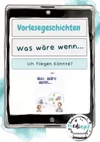 Vorschau - Text - Vorlesegeschichte; Was wäre, wenn ich fliegen könnte? - Deckblatt