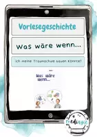 Vorschau - Text - Vorlesegeschichte; Was wäre, wenn ich meine Traumschule bauen könntest? - Deckblatt