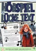 Vorschau - Arbeitsblätter - Hörspiel und Lückentext - Wintergeschichte (Lina Serie) - Deckblatt