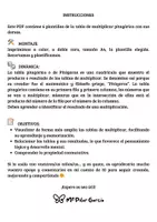 Vista previa - Tarjetas / Manipulativos - TABLA DE MULTIPLICAR PITAGÓRICA - página 2