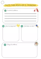 Vista previa - Hojas de trabajo - 2º CUADERNO PARA LA RESOLUCIÓN DE PROBLEMAS - página 1