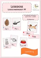 Vorschau - Fördermaterial/Inklusion - Lesedose Wörter mit pf - Deckblatt