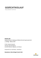 Vorschau - Mal- und Bastelvorlagen - Gedächtnislauf: Halloween-Edition für den Sportunterricht - Seite 1