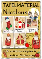 Vorschau - Fördermaterial/Inklusion - Nikolaus Grundschule Tafelmaterial / Ethik & Religion - Deckblatt