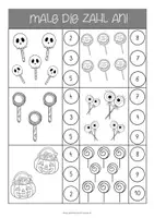 Vorschau - Anderer Materialtyp - Halloween – Zahlen und Mengen ZR 10 - Seite 2