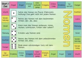 Vorschau - Spiele - Spiele zu den Wortarten / ABC der Tiere Klasse 4 - Seite 1
