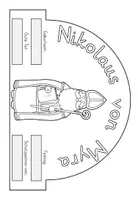 Vorschau - Mal- und Bastelvorlagen - Heiliger Nikolaus Bastelvorlage Krone / Nikolaustag - Seite 3