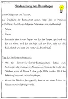 Vorschau - Mal- und Bastelvorlagen - Nikolaus aus Tonpapier basteln / Grundschule Kunst Religion - Seite 1