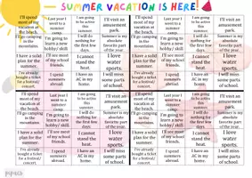 anteprima - Giochi - Summer vacation is here! Bingo - Divertente gioco in classe ESL - Pagina 2