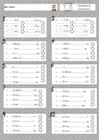 Aperçu - Feuilles d'exercices - Physique - chimie: rituel conversions - Page de couverture