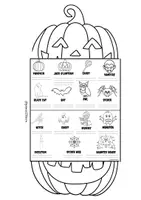 Vista previa - Manualidades / Dibujos para colorear - Halloween flipbooks (12 different +12 en blanco) - página 1