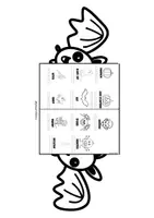 Vista previa - Manualidades / Dibujos para colorear - Halloween flipbooks (12 different +12 en blanco) - página 2