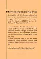 Vorschau - Mal- und Bastelvorlagen - Stundenplan für den Klassenraum - Seite 1