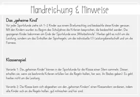 Vorschau - Poster - Belohnungssystem Sportunterricht | Das geheime Kind - Seite 3