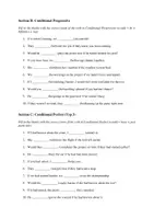 Vorschau - Arbeitsblätter - Grammar - Conditional forms - Conditional Simple - Conditional Progressive - Conditional Perfect - Conditional Perfect Progressive - Tenses - Übungsmaterial oder Klassenarbeit - Seite 2