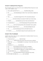 Vorschau - Arbeitsblätter - Grammar - Conditional forms - Conditional Simple - Conditional Progressive - Conditional Perfect - Conditional Perfect Progressive - Tenses - Übungsmaterial oder Klassenarbeit - Seite 3