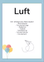 Vorschau - Unterrichtsreihen - Luft Materialpaket - Seite 1