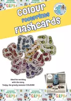 Vista previa - Juegos / Gamificación - Colour footprints flashcards - Portada