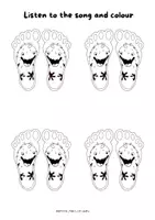 Vista previa - Juegos / Gamificación - Colour footprints flashcards - página 3