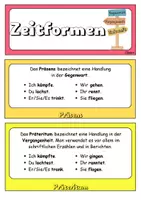 Vorschau - Merkblätter - Flipbook - Zeitformen im Überblick - Seite 1