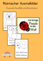 Vorschau - Arbeitsblätter - 36 Positive Affirmationen zum Ausmalen / Growth Mindset/ - Deckblatt