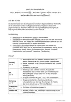 Vorschau - Arbeitsblätter - Stunde: Eigenschaften von Holz, Metall und Kunststoff - Seite 1