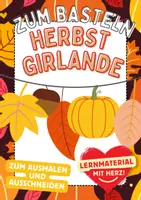 Vorschau - Arbeitsblätter - Herbstgirlande Herbst Girlande Bastelvorlage herbstbasteln Herbstmobile basteln - Deckblatt