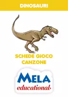 anteprima - Audio - Dinosauri - schede con canzone - SCARICA GRATIS - Pagina di copertina