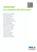 anteprima - Audio - Dinosauri - schede con canzone - SCARICA GRATIS - Pagina 1