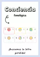 Vista previa - Juegos / Gamificación - Conciencia fonológica: busca la letra - Portada